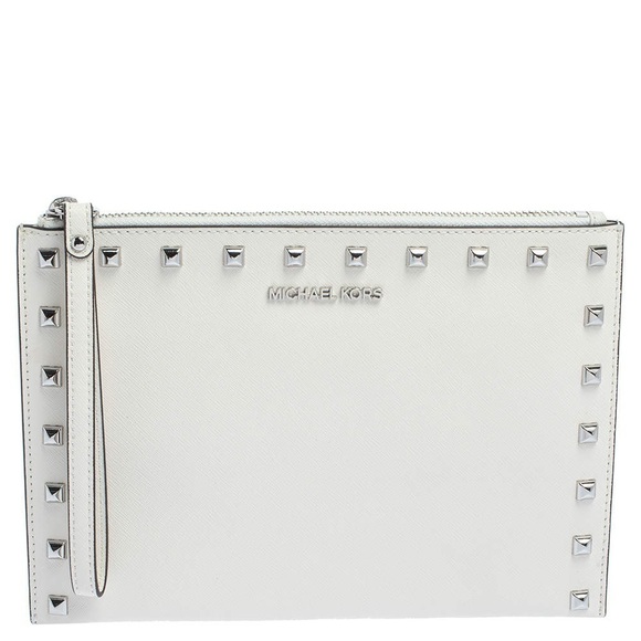 Michael Kors White Saffiano Leather XL NWT XL 6